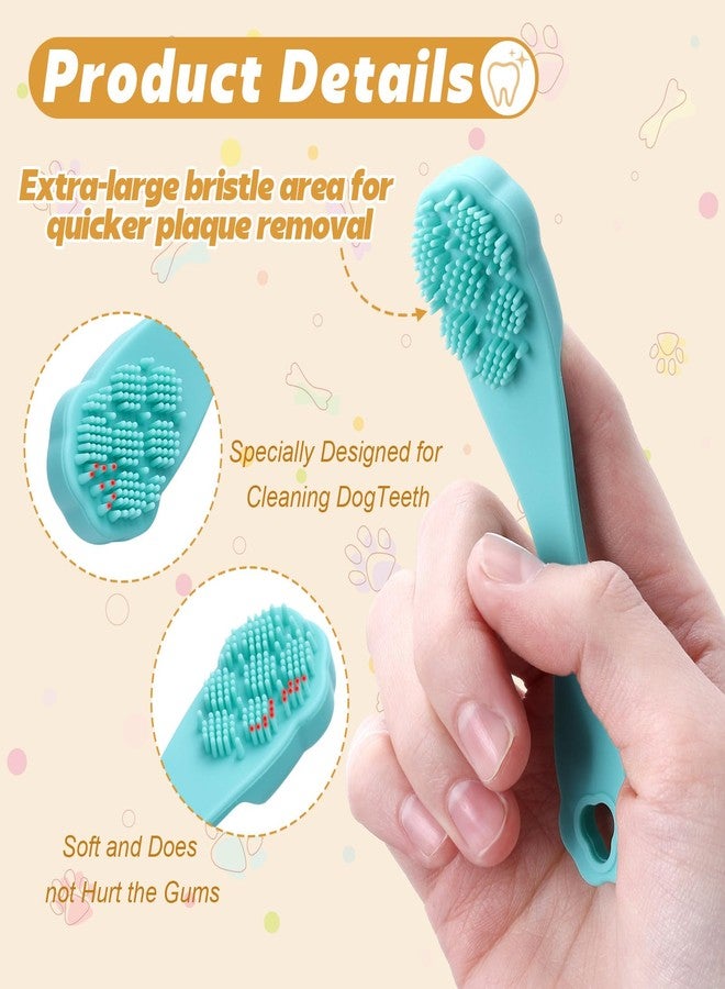 Lineshading 24 Count Silicone Finger Toothbrush for Dogs Cats Soft Bristles Pet Tooth Brushing Kit Gentle Dental Care Kits Teeth Cleaning Supplies Bulk for Large and Small Dogs Cats Puppy - Image 5